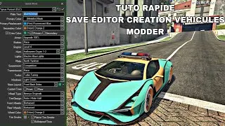 Miniature : TUTO GTA CRÉER LES NOUVEAUX VÉHICULES AVEC  SAVE EDITOR ET SAVE WIZARD - TUTO FACILE- PS4