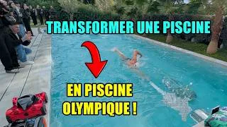 Miniature : J’AI TRANSFORMÉ MA PISCINE EN BASSIN OLYMPIQUE ! (Sans travaux)