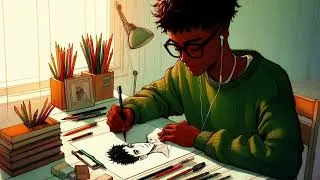 Miniature : Lofi 🎵🎨 | Musique Chill Hip Hop pour Dessiner et Étudier