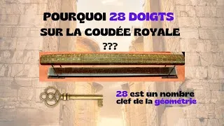 Miniature : POURQUOI LES ÉGYPTIENS ONT-ILS DIVISÉ LA COUDÉE EN 28 DOIGTS ?