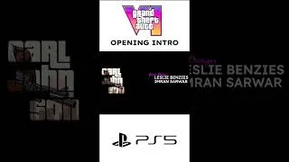 Miniature : Grand Theft Auto VI (GTA 6) Opening Intro Credits | PS5 #fanmade #GTA6 #grandtheftautovi #opening