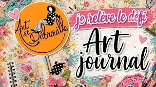 Miniature : Art journal " le défi de Béa @Scrapvoyages