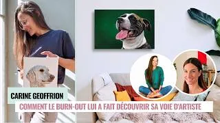 Miniature : L'acrylique pour rendre hommage aux animaux - Carine Geoffrion - Podcast "Vivre l'art"