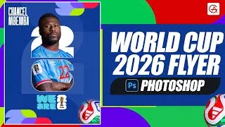 Miniature : Comment créer une affiche promotionnelle de la Coupe du Monde 2026 sur Adobe Photoshop