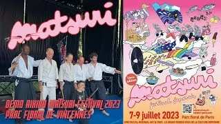 Miniature : Demo Aïkido Matsuri festival 2023 au parc Floral de Vincennes - Arthur FRATTINI