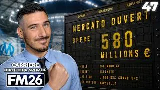 Miniature : ON OFFRE 580 MILLIONS AU DÉBUT DU MERCATO ! – Carrière Directeur Sportif à l’OM Ép 47