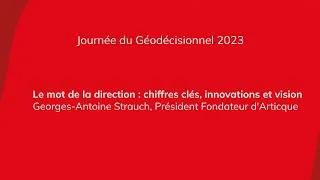 Miniature : L’intervention de Georges-Antoine Strauch, président-fondateur