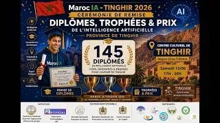 Miniature : ✨ المغرب يدخل تاريخ الذكاء الاصطناعي | 145 خريجًا | مغرب IA تنغير 2026 | الفيديو الكامل 🚀🎓♿