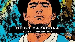 Miniature : Diego Maradona - Toile conception 
