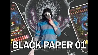 Miniature : Black Paper 01 // Dessin "Sombre Déesse" // LwK Lografic