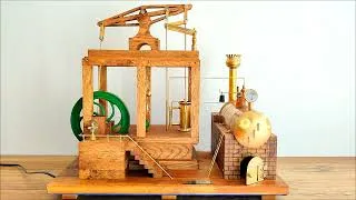 Miniature : MYB ART CINETIQUE " créateur de mouvements" machine scientifique à balancier Automate 
