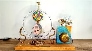 Miniature : MYB ART CINETIQUE "Dans Les Nuages"créateur d'art cinétique #automates #sculpture #creative #poesie