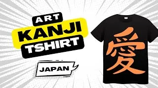 Miniature : 👕㊗️ T-SHIRT KANJI CALLIGRAPHIE (votre couleur)