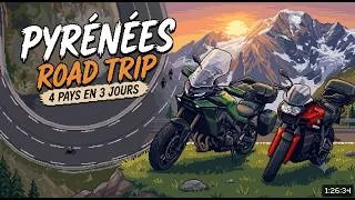 Miniature : ROADTRIP PYRÉNÉES MOTO : 2000 km de cols de légende et routes à chèvres !