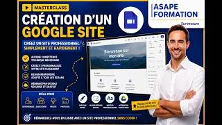Miniature : Masterclass : Créer un site web avec Google Sites – Simple, rapide et sans coder