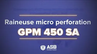 Miniature : Présentation de la raineuse GPM 450 SA | ASB