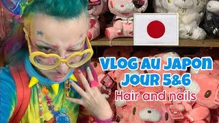Miniature : Vlog à Tokyo~ jour 5/6~ Hairstyle avec Ozo Ni et nail art avec Mimu pm ✌︎('ω'✌︎ )
