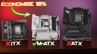 Miniature : Ce format de carte mère peut te faire économiser 💰 10% sur ton PC ! -  ATX vs mATX vs ITX