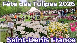 Miniature : The Tulip Festival 2026 France | Fête des Tulipes au Parc Saint denis |Tulip Garden