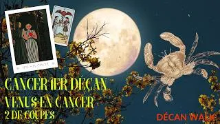 Miniature : Se regarder dans le miroir - 2ème décan du Cancer - 2 de Coupes - Vénus en Cancer 🦀