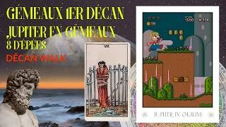 Miniature : Transmutation activée ! - Décan I du Gémeaux - 8 de pentacles - Jupiter en Gémeaux - #decanwalk2026