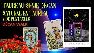 Miniature : Changer de perspective - Décan III du Taureau - Saturne en Taureau - 7 de pentacles