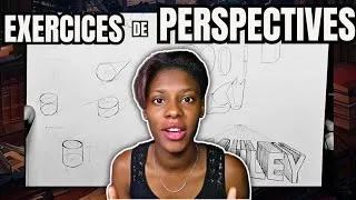 Miniature : Exercices de perspectives débutant| les disques et cylindres