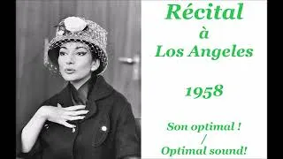 Miniature : Maria CALLAS - INCROYABLE RECITAL à LOS ANGELES ! De LADY MACBETH à OPHELIE !!