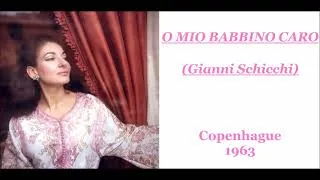 Miniature : Maria CALLAS - Merveilleux O MIO BABBINO CARO offert en BIS au public de Copenhague !