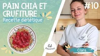 Miniature : Recette dietétique #4 :  Pain aux graine de chia + crufiture 🍓