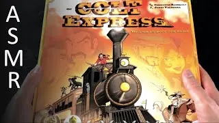 Miniature : ASMR québécois | Découverte et assemblage du jeu Colt Express 🚂