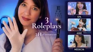 Miniature : ASMR • 2H pour dormir (Roleplay Médecin, SPA, Amie) • FR