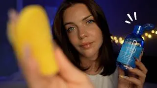 Miniature : ASMR - Soin du visage rafraîchissant 🧊pour bien dormir cette nuit