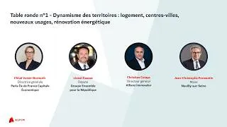 Miniature : TR 1 - Dynamisme des territoires : logement, centres-villes, nouveaux usages, rénovation énergétique