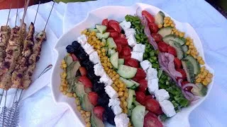 Miniature : سلطة يونانيةGreek salad لوحة فنية مذاقها يا سلام👌