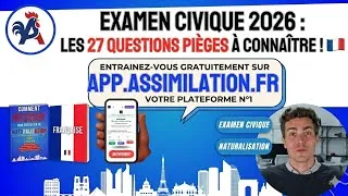 Miniature : Examen Civique 2026 : Les 27 Questions Pièges à connaître ! 🇫🇷