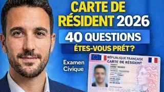Miniature : Préparation Examen Civique 2026 : 40 questions « Carte de résident »