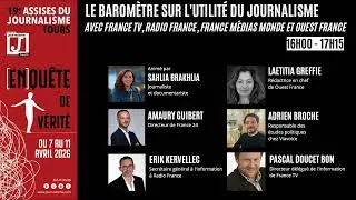 Miniature : 10e édition du Baromètre Viavoice / les Assises du Journalisme sur l'utilité du journalisme