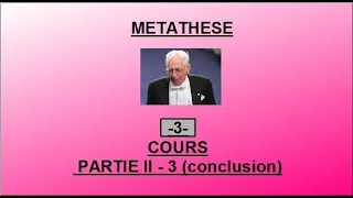 Miniature : Métathèse : conclusion