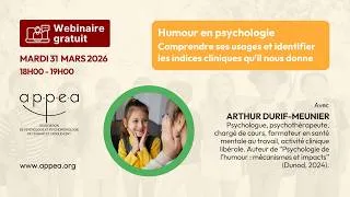 Miniature : Replay Humour en psychologie - Comprendre ses usages et identifier les indices cliniques