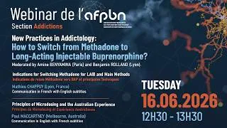 Miniature : [FR/EN] Webinaire : How to Switch from Methadone to Long-Acting Injectable Buprenorphine?