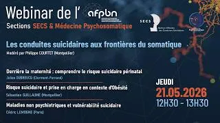 Miniature : REPLAY - Webinar les conduites suicidaires aux frontières du suicide