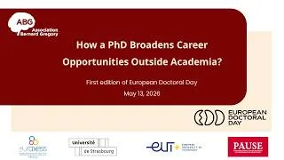 Miniature : European Doctoral Day: How a PhD Broadens Career Opportunities Outside Academia