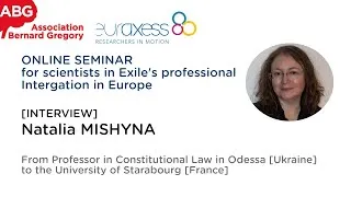 Miniature : Natalia MISHYNA [Itw] From Law professor in Ukraine to the University of Starsbourg in France