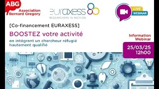 Miniature : Webinaire info // Programme de co-financement Euraxess pour chercheurs réfugiés contrats courts