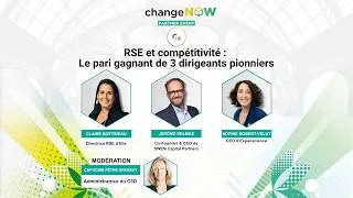 Miniature : C3D : Conférence Le Sens & l'Action à ChangeNOW : RSE et compétitivité