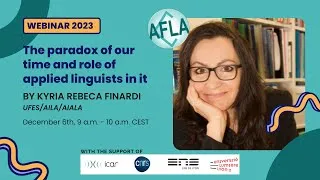 Miniature : The paradox of our time and role of applied linguists in it - Kyria Finardi