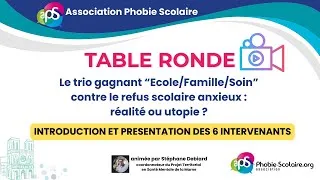 Miniature : INTRO. Le trio gagnant “École/Famille/Soin” contre le refus scolaire anxieux: réalité ou utopie ?