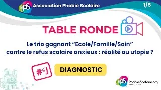 Miniature : #1 Le trio gagnant “École / Famille / Soin” contre le refus scolaire anxieux : réalité ou utopie ?