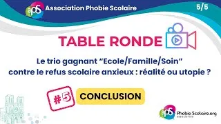 Miniature : #5. Conclusion " Le trio gagnant “École / Famille / Soin” contre le R.S.A : réalité ou utopie ? "